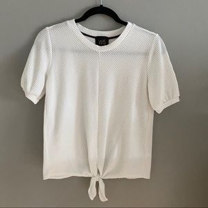 W5 Ivory Textured Top